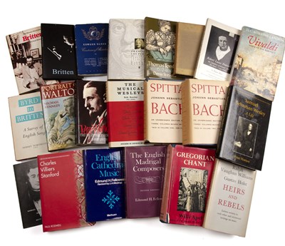 Lot 125 - Books: assorted, mainly composers, including:...