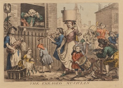Lot 126 - Brocas after William Hogarth 'The Enraged...