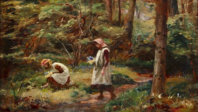 Lot 412 - English School (19th century) Gathering Spring...