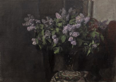 Lot 426 - George Weissbort (1928-2013) A glass vase of...