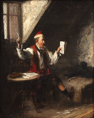 Lot 357 - Circle of Erskine Nicol (1825-1904) A poet,...