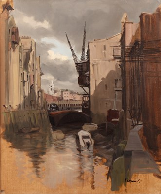 Lot 358 - John O'Connor (1913-2004) 'Limehouse Cut,...