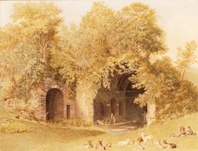 Lot 365 - Francis Oliver Finch (1802-1862) Ruins with...
