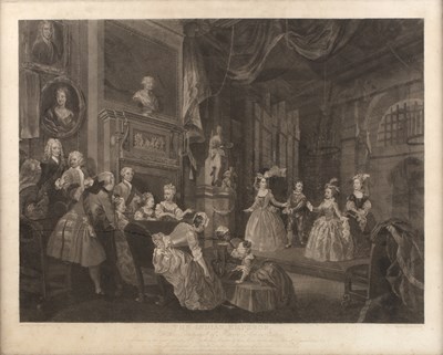 Lot 43 - Robert Dodd after William Hogarth 'The Indian...