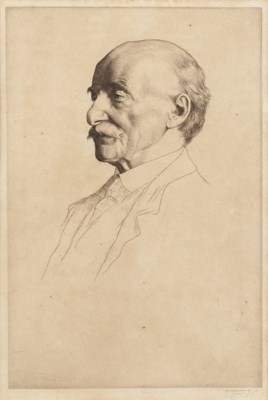 Lot 44 - William Strang (1859-1921) 'Thomas Hardy' O.M....