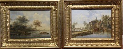 Lot 230A - Zoltan Fehervari (b.1958) A Dutch canalside...