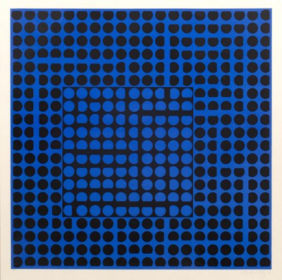 Lot 11 - Victor Vasarely (1906-1997) Carmi silkscreen,...