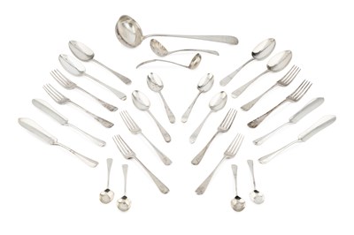 Lot 888 - A matched service of mainly 19th century...