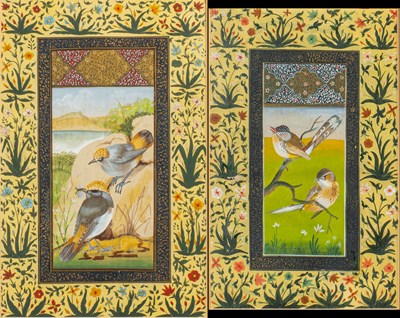 Lot 292 - A pair of Indian gouache paintings