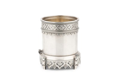 Lot 864 - A late 19th/early 20th century Russian silver...