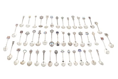 Lot 891 - A large collection of silver and white metal...