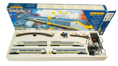 Lot 1343 - A boxed Hornby O gauge Eurostar Electric train set