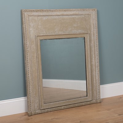 Lot 496 - An antique French overmantel mirror