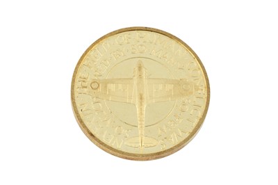 Lot 563 - An 18ct gold Battle of Britain commemorative...