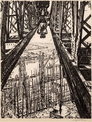 Lot 102 - Muirhead Bone (1876-1953) Shipyard as Seen...