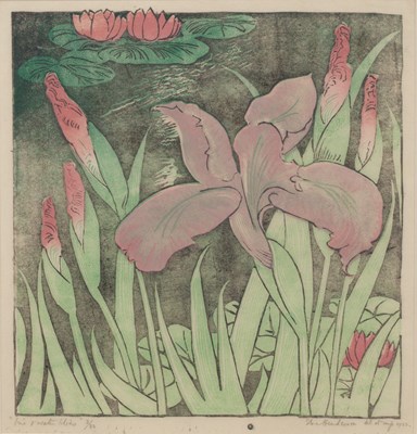 Lot 59 - Elsie Marion Henderson (1880-1967) Iris and...