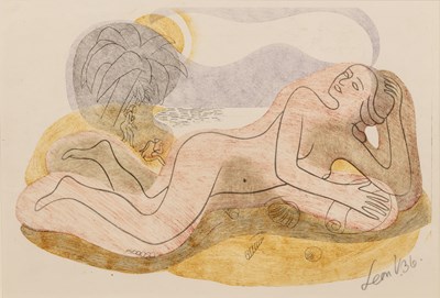 Lot 182 - Leon Underwood (1890-1975) Mexican Idyll, 1936...