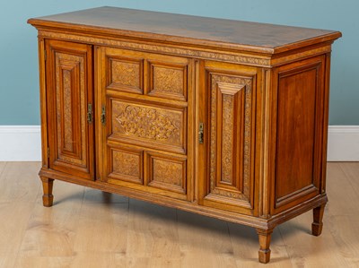Lot 124 - An early 20th century side cabinet by Gregory & Co, Regent Street, London