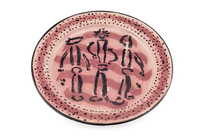 Lot 480 - Geoffrey Eastop (1921-2014)  Charger  ceramic,...