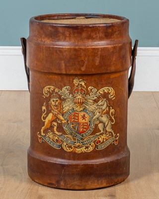 Lot 1258 - A leather Cordite case