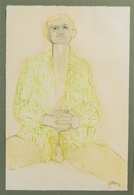 Lot 58 - Douglas Owen Portway (1922-1993) A green shirt...