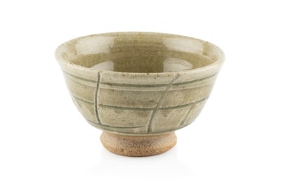 Lot 430 - Jim Malone (b.1946) Footed Bowl with ash glaze...