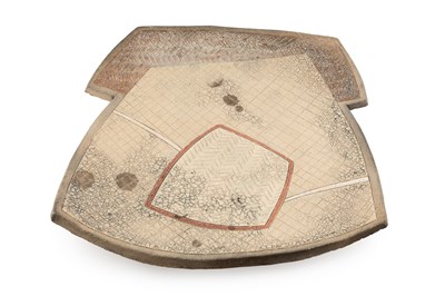 Lot 469 - Roger Perkins (b.1952) Dish Kimono form, with...