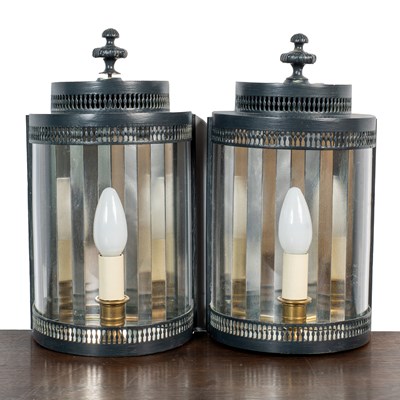 Lot 379 - A pair of Vaughan wall lanterns