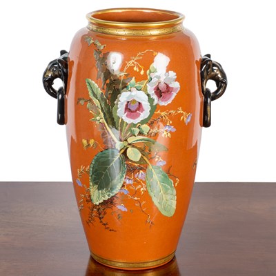 Lot 205 - A 19th century Mintons pottery vase