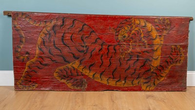 Lot 119 - A Tibetan door
