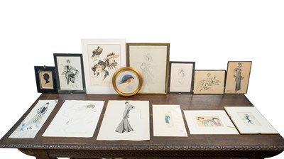 Lot 457 - A Collection of fashion designs, sketches and pictures