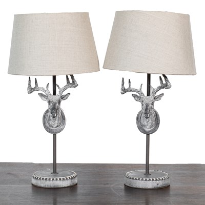 Lot 149 - A pair of modern table lamps