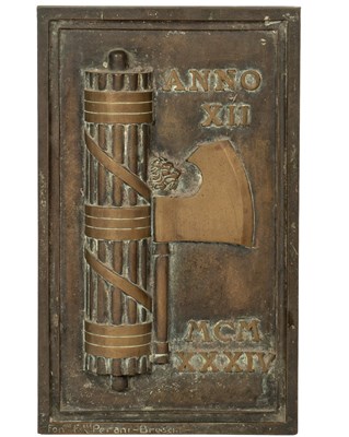 Lot 1253 - An Italian Bronze plaque