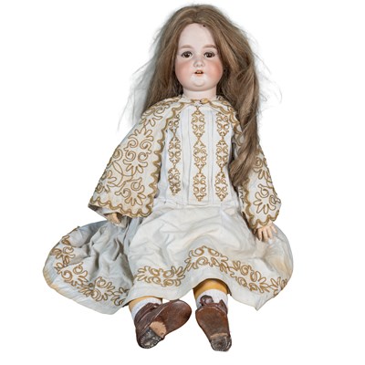 Lot 1330 - A large Amand Marseille bisque headed doll