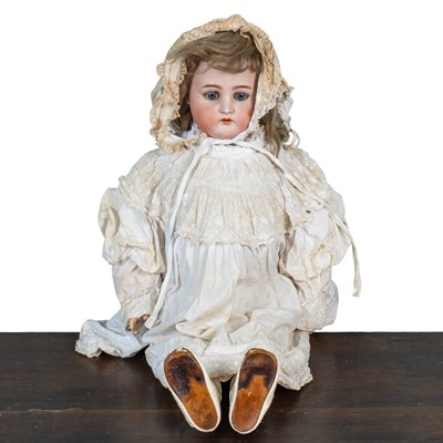 Lot 1354 - A large Bisque Simon & Halbig doll