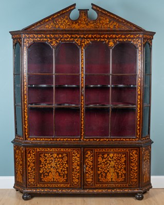 Lot 440 - A late 18th/early 19th century Dutch display cabinet
