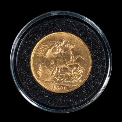 Lot 1233 - A 1898 gold sovereign
