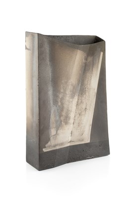 Lot 450 - David Parsons Large vase reduction fired...