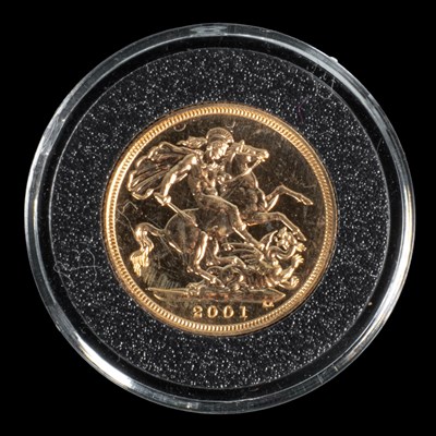Lot 1236 - A 2001 gold sovereign