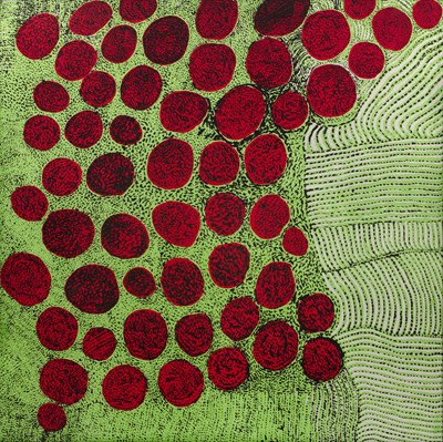 Lot 271 - Yayoi Kusama (b.1929) Form of Love, 2012 silk...