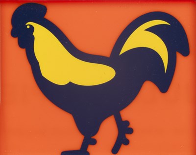 Lot 40 - Julian Opie (b.1958) Rooster, 2021 Invitation...