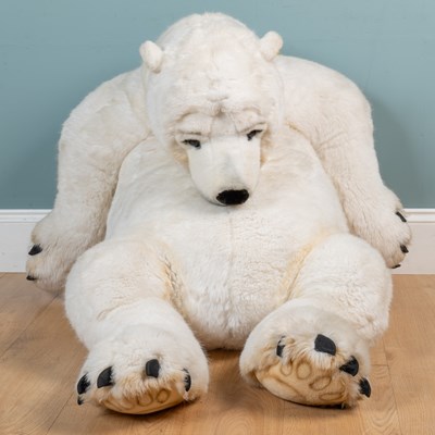 Lot 1356 - A large modern Steiff polar bear