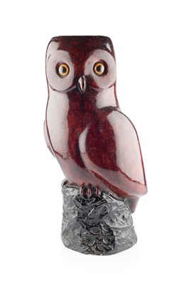 Lot 624 - 20th Century Owl Jardinière composite with...