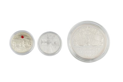 Lot 570 - A silver commemorative proof £10 5oz coin, for...