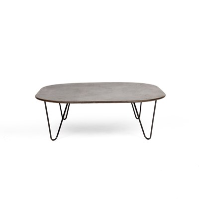 Lot 658 - 20th Century French Low Table perforated black...