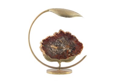 Lot 668 - In the manner of Henri Fernandez Lamp brass...