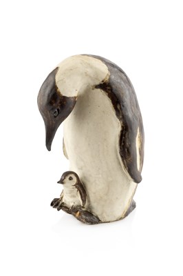 Lot 513 - Audrey Carter Penguin stoneware, with glazed...