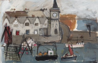 Lot 339 - Daphne McClure (b.1930) Harbour Scene mixed...