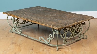 Lot 84 - A French coffee table