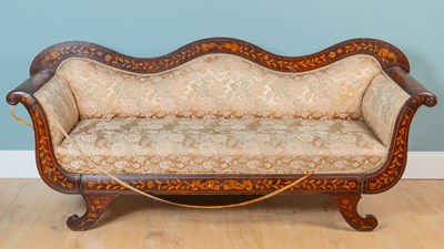 Lot 306 - An early 19th century Dutch settee